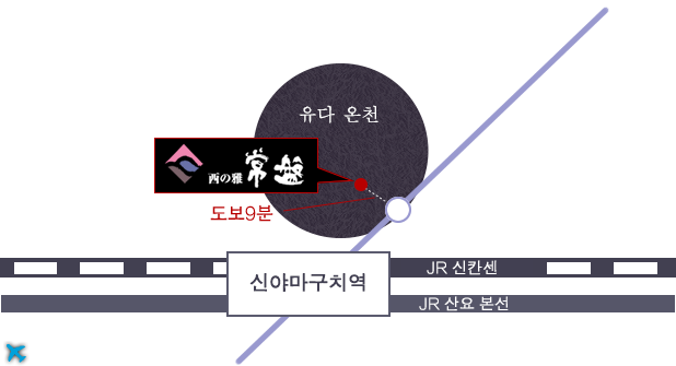 니시노미야비 도키와 지도